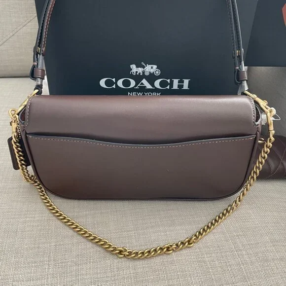 Coach Brook Flap Chain Bag - BAG ONLY - Picture 9 of 10